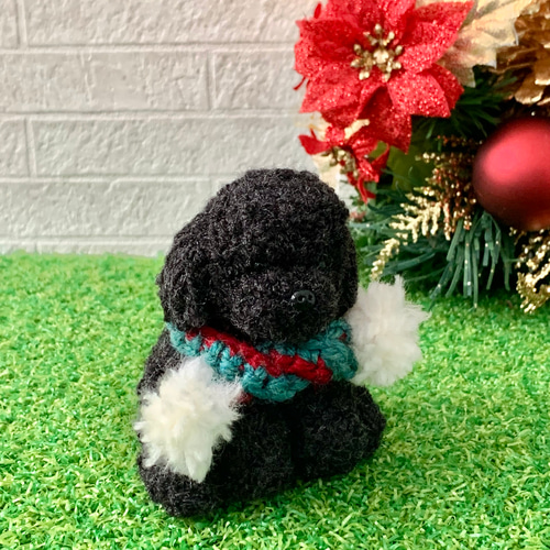 ご専用ページ♡羊毛フェルト 犬 トイプードル レッド 笑顔の