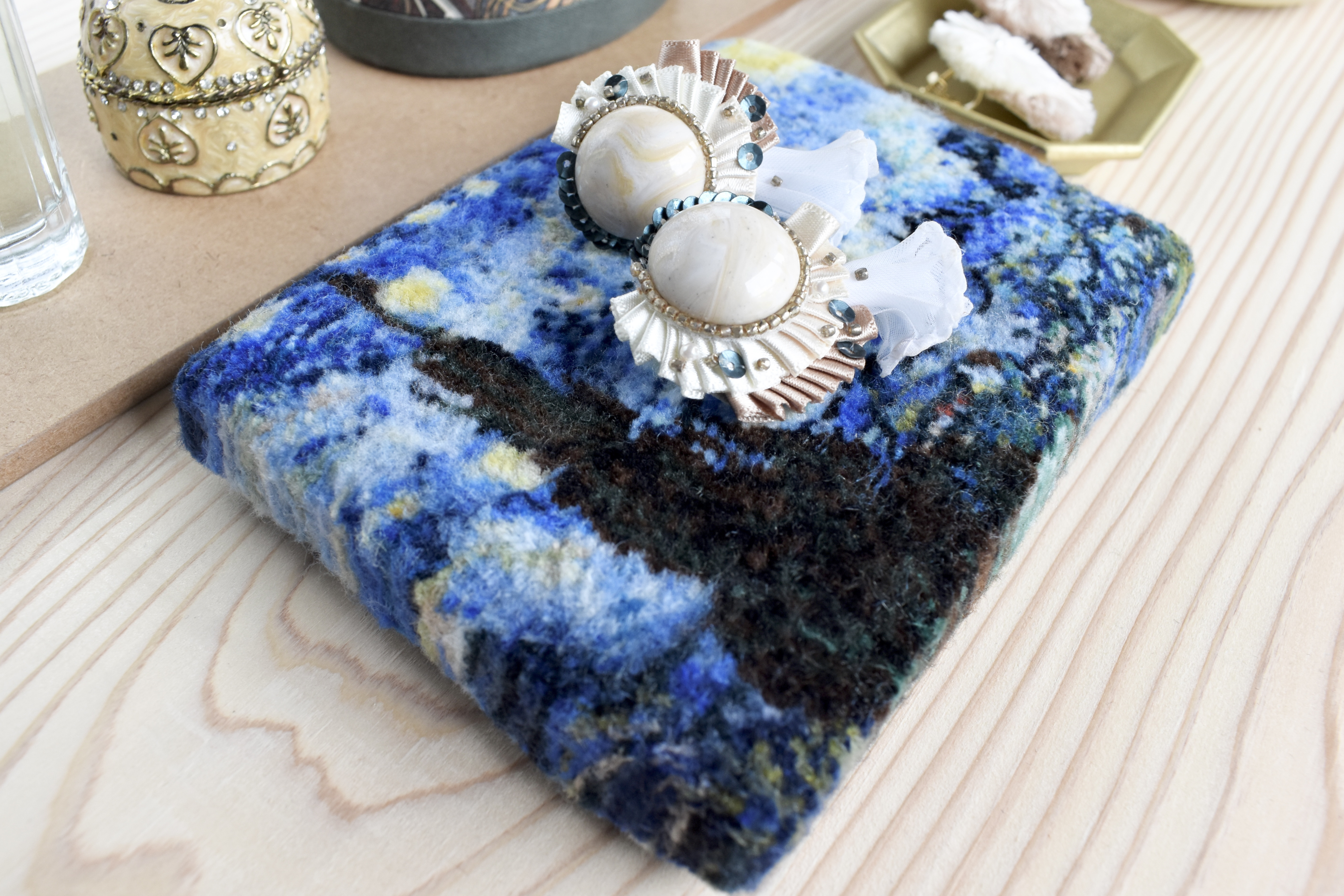 星月夜《 Fiber Slice Art 》