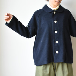 成熟可愛的羊毛材質短外套[SOJK163F] 第1張的照片