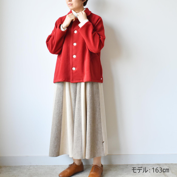 成熟可愛的羊毛材質短外套[SOJK163F] 第4張的照片
