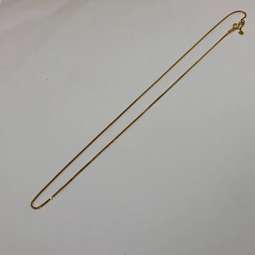 k18YG AU750 18金 ベネチア 1.0ミリ 45センチ ネックレス