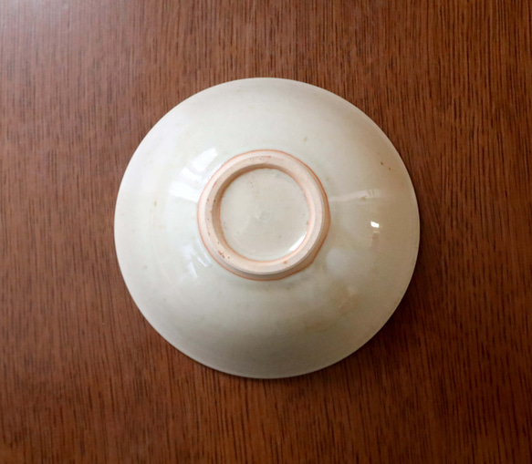 白陶土と藁灰釉の茶碗 ＊ ２ 11枚目の画像