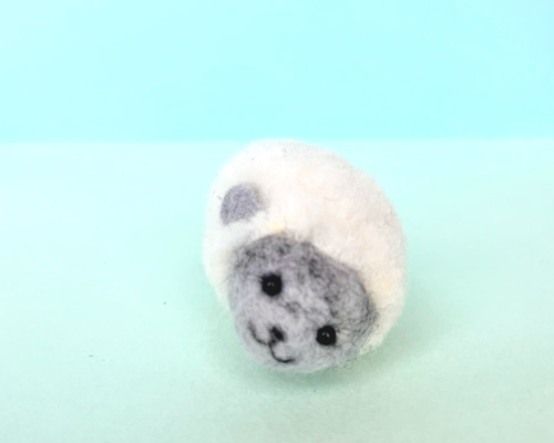 エビフライあざらし Fried Shrimp Seal(受注生産) 羊毛フェルト もちょ