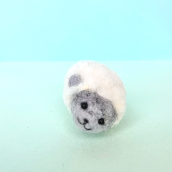 エビフライあざらし Fried Shrimp Seal(受注生産) 羊毛フェルト もちょ