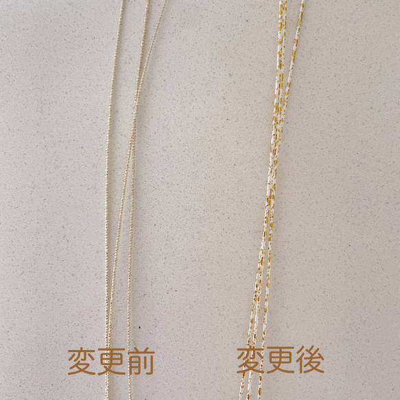 NEW　胡蝶蘭 ♡ 髪飾り 金箔　水引き イヤーカフ　造花　白無垢　成人式　ウェディング　ヘッドパーツ　ヘッドドレス　 6枚目の画像