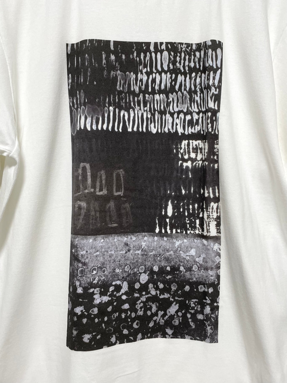 墨絵 抽象 アート Tシャツ　Y.Kaneko Design 2枚目の画像