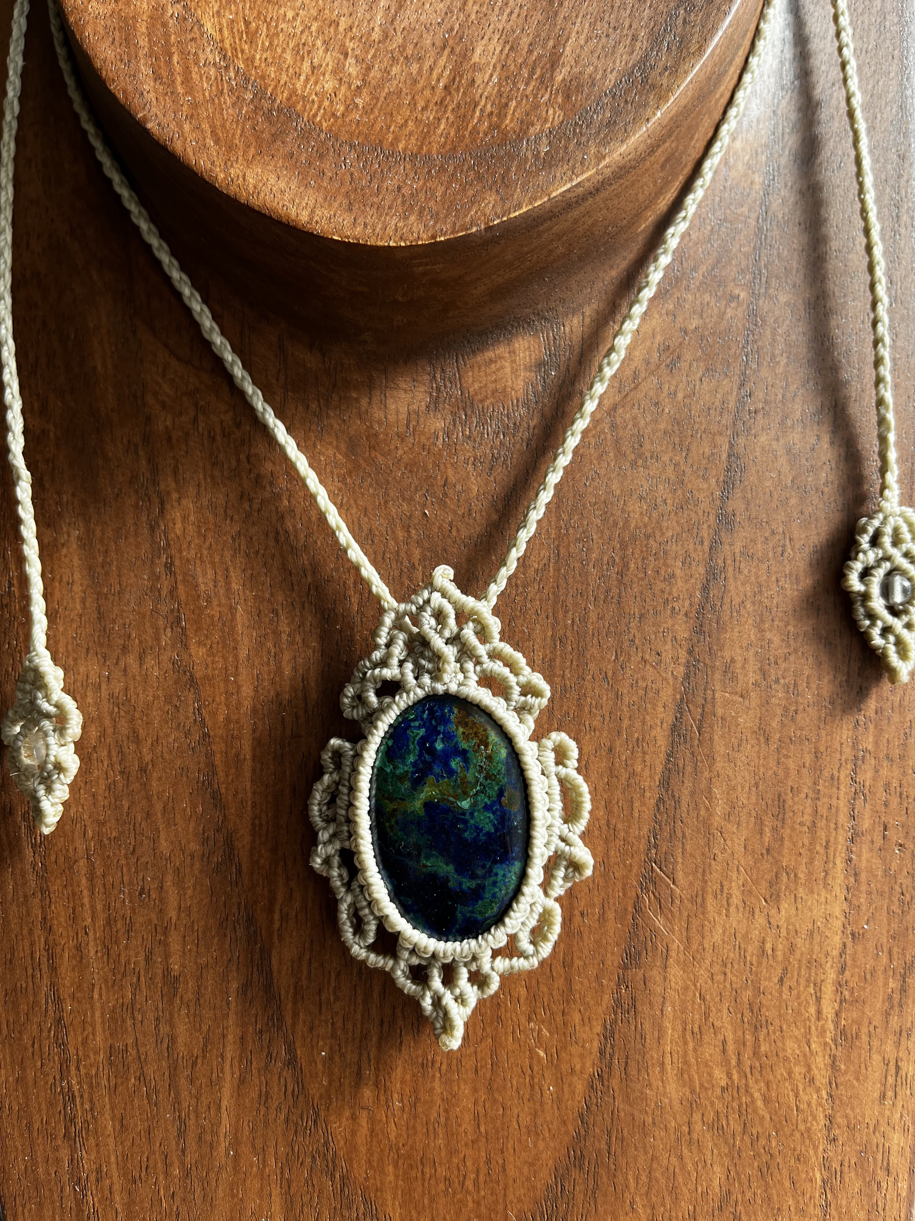 アズライトのペンダント