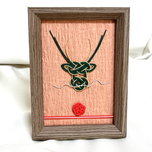 （b-501）水引　お正月アートフレーム c9408dd19388994448873feeda28d5