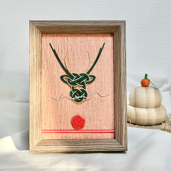 （b-501）水引　お正月アートフレーム b-501）水引 お正月アートフレーム b-501）水引 お正月アートフレーム