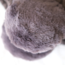 已售出超過250件！ *應市場需求，現已重新上架* 溫暖的帶耳針織帽（4色可選） 禮品 ◎ 可定制抽繩小袋 第12張的照片