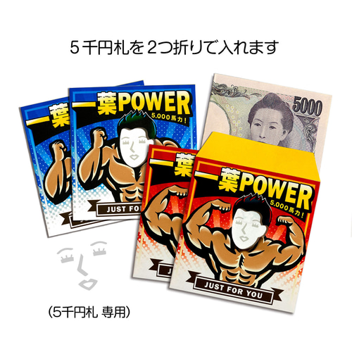 樋口一葉の顔はめ・ぽち袋〈一葉パワー編〉4枚組 ぽち袋・お年玉袋  