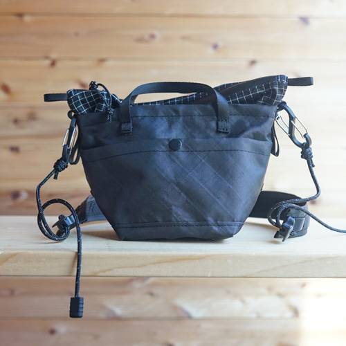 ECOPAK・ブラック｜ちびちびハイカーサコッシュ・XS/登山