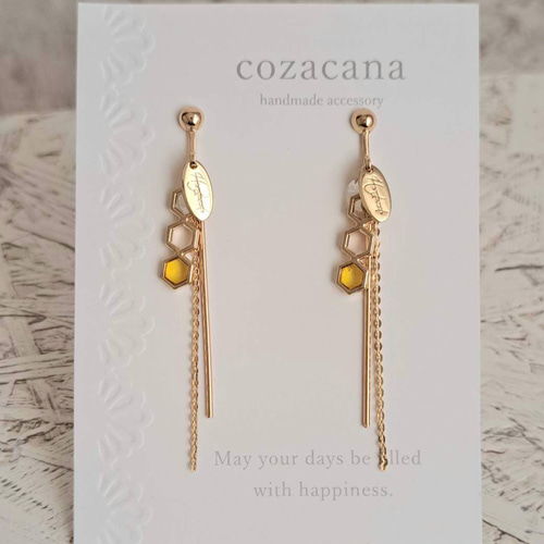 kumasan様　イヤリング　2点 GOLDY/ゴールディ〉ボールギャザーイヤリング | ファッション