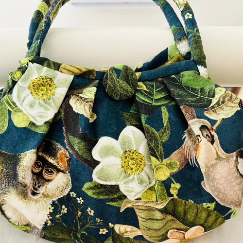 コロンとふっくらリバーシブルグラニーバッグ①イギリスSAFEKO社  