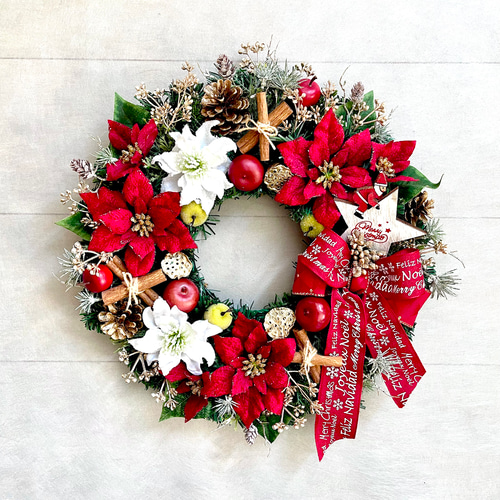 No.xmas-14467/大型クリスマスリース23-(5) 37cm/アーティフィシャルフラワー造花 リース pieceofla 通販|Creema(クリーマ) 16885831 No.xmas-14467/大型クリスマスリース23-(5) 37cm/アーティフィシャルフラワー造花 リース pieceofla 通販|Creema(クリーマ) 16885831