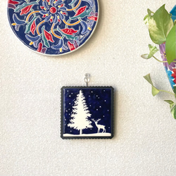 【ちゃとあ様ご注文品】かおるクリスマスタイル　もみの木とトナカイ 2枚目の画像