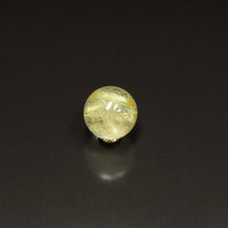 【柔らかいゴールドが美しい】１６ミリ 一点物 1粒売り ゴールドルチル 金針水晶 ＰＫＹＧ１ お守り効果 ギフト 11枚目の画像