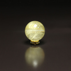 【柔らかいゴールドが美しい】１６ミリ 一点物 1粒売り ゴールドルチル 金針水晶 ＰＫＹＧ１ お守り効果 ギフト 8枚目の画像