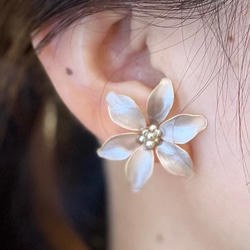 キラキラ金木犀 秋 orange ディップアート ディップフラワー