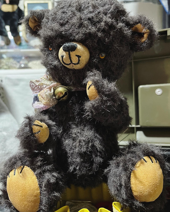 ハンドメイドテディベア 30センチ ぬいぐるみ はちる〜む☆handmade