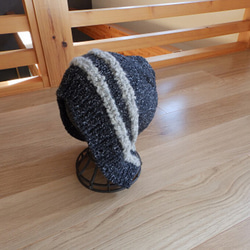 ⛄⛄防寒対策 超ゆったり厚地の暖かニット帽子⛄⛄ 【送料無料】バラクラバ。ボンネットタイプ 1枚目の画像