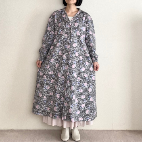 9月7日迄❤️リバティのビエラ生地を使用した既製品のワンピース セール】 ◇リバティワンピース （ワンピース）｜human woman