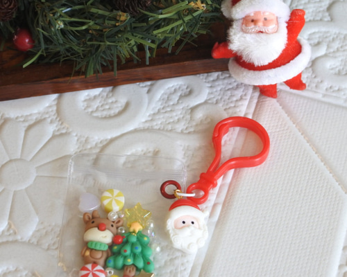 クリスマスのキャンディバッグ003 シャカシャカ＊キーホルダー＊バッグ