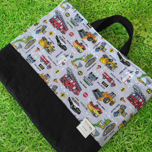 はたらく車のレッスンバッグ レッスンバッグ j-mimatan 通販