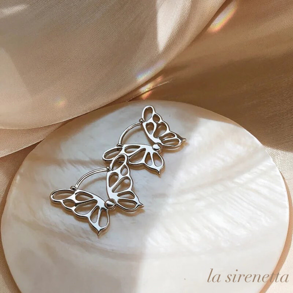 Butterfly form pierce 2枚目の画像