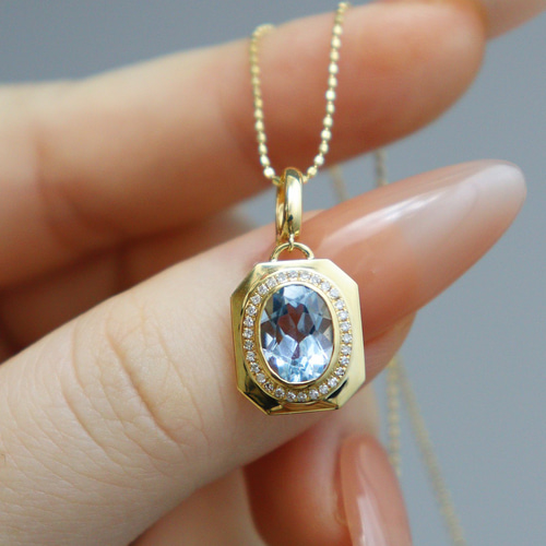 万能金具 アクアマリンペンダントトップk18 ペンダントトップ 万能金具 アクアマリンペンダントトップk18 ペンダントトップ