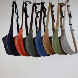 フェスバッグ Sサイズ 【全7色】 帆布 革 ボディバッグ フェス ライブ