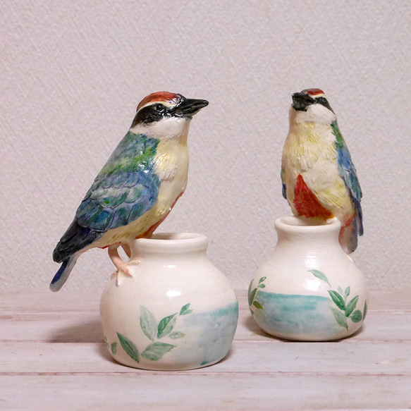 陶瓷鳥“Yairochō” 第10張的照片