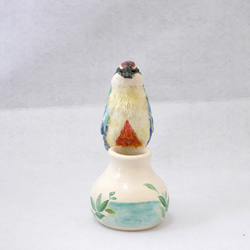 陶器の小鳥「八色鳥（ヤイロチョウ）」 3枚目の画像