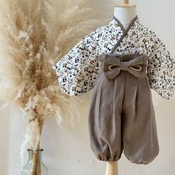 ベビー袴 鷹✕ベージュ ベビー袴 鷹✕ベージュ ベビー袴 鷹✕ベージュ