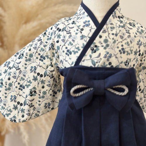 オーダー受付中 ベビー袴 サイズ70〜80 3ヶ月〜2歳くらい ベビー服 