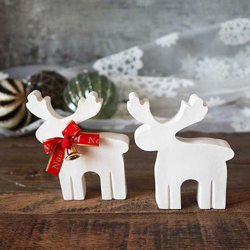 トナカイ（エコレジン・ジェスモナイト） その他置物 エコレジン雑貨ラ