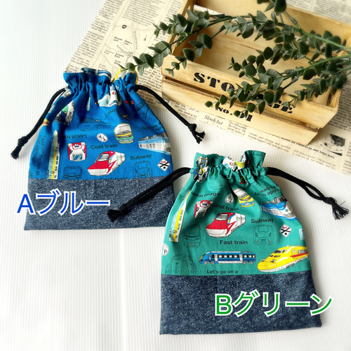 専用☆お着替え袋 New▷ 入園準備 大きめ 巾着袋 【 チェック】 体操服入れ お