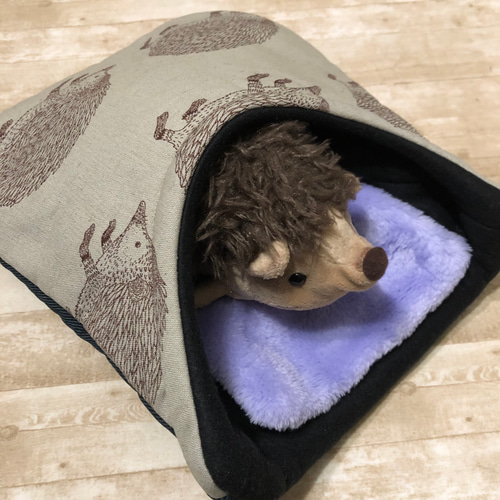 ハリネズミ寝袋② (キナリ】デグー寝袋 デグー布団 ハリネズミ ハリネズミ寝袋② (キナリ】デグー寝袋 デグー布団 ハリネズミ