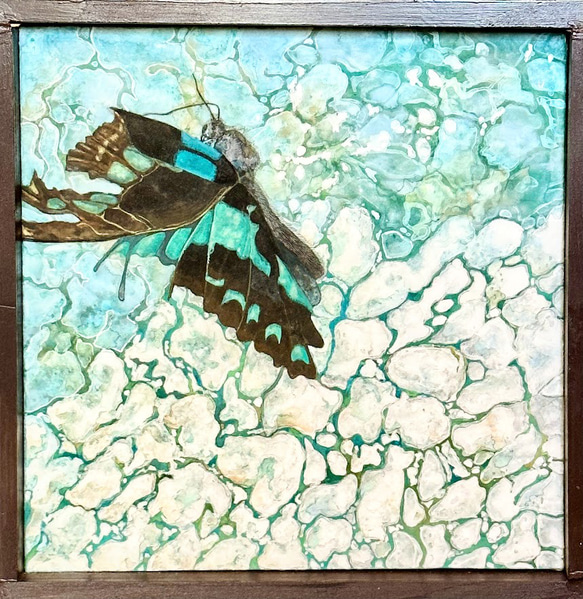 冬虫夏草の油絵【オオセミタケ】1点物の絵画◆作者サイン入り/円型キャンバス 2025年最新】オオセミタケの人気アイテム - メルカリ