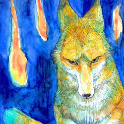 キツネ（狐） 絵画 のおすすめ人気通販｜Creema(クリーマ) 国内最大の