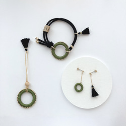 HAIR TIE:「Maccha」ringsel 7枚目の画像