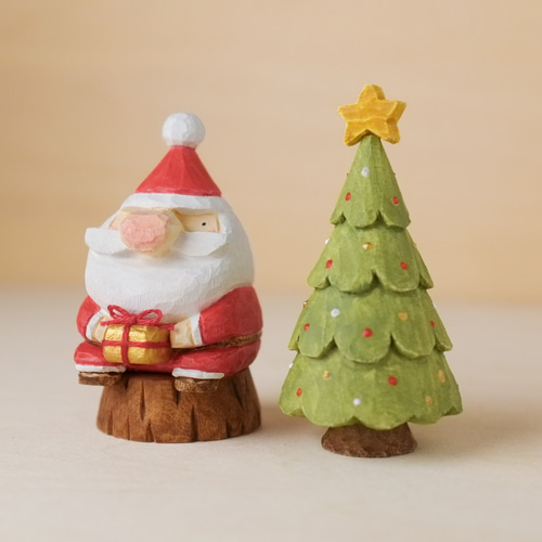 北欧 インテリア 木製【トントゥの クリスマス プレゼント】 木彫り
