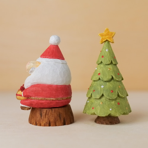 北欧 インテリア 木製【トントゥの クリスマス プレゼント】 木彫り