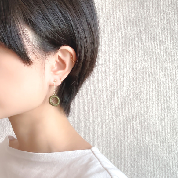 EARRING:「Maccha」ringsel 4枚目の画像