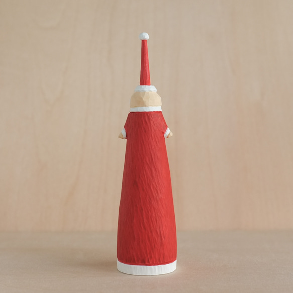 [Noppo Santa Tontu] 聖誕裝飾品雜項木製雕刻雕像 Nisse 斯堪的納維亞禮物 第5張的照片