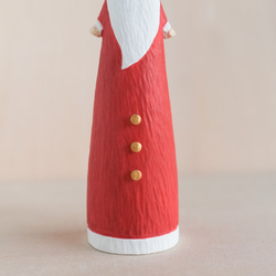 [Noppo Santa Tontu] 聖誕裝飾品雜項木製雕刻雕像 Nisse 斯堪的納維亞禮物 第8張的照片