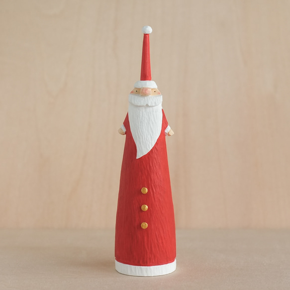 [Noppo Santa Tontu] 聖誕裝飾品雜項木製雕刻雕像 Nisse 斯堪的納維亞禮物 第2張的照片