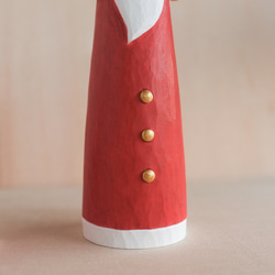 [Noppo Santa Tontu] 聖誕裝飾品雜項木製雕刻雕像 Nisse 斯堪的納維亞禮物 第16張的照片