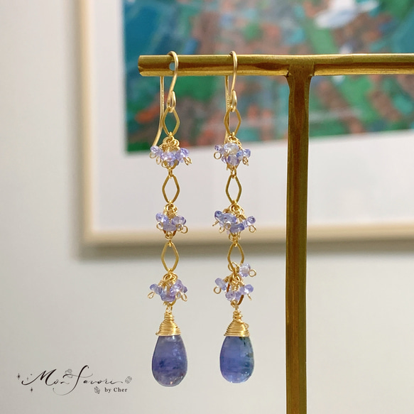 専用商品です14kgfキラキラアマゾナイトのピアスです 専用商品です