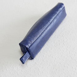 トカゲ革　天ファスナー　薄型ペンケース 4枚目の画像